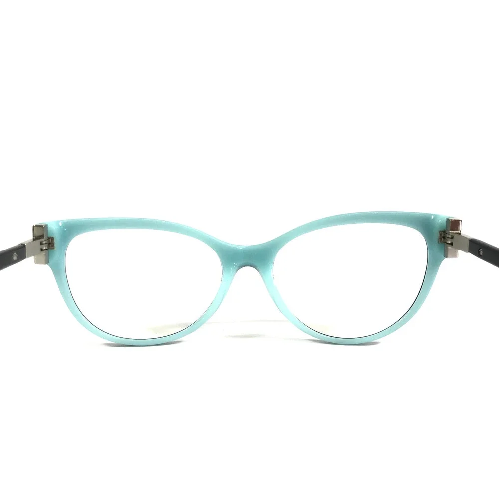 Tiffany & Co. Eyeglasses Frame TF2196 8055 Black on Blue Silver 52-16-140
